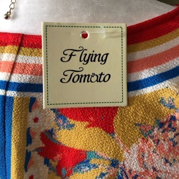 🆕Flying Tomato Yellow Floral Jumpsuit Size XS - Picture 7 of 10